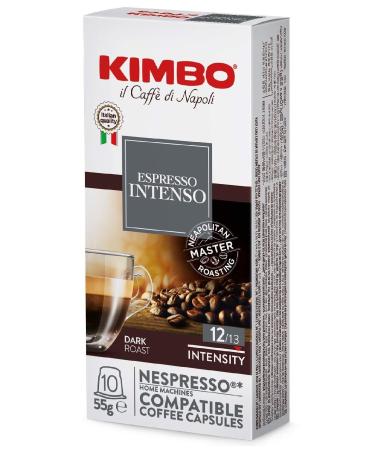 Kimbo Intenso Nespresso Compatible Capsule Coffee (Box of 10) (5 Boxes) - Buy Online on GoSupps.com