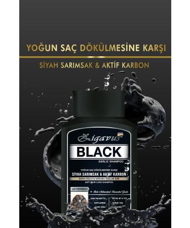 Zigavus Black - Black (Black) Garlic - Active Carbon Shampoo 300 ml 8699349130701 - Buy Online on GoSupps.com