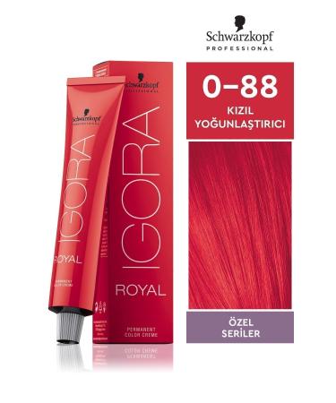 Igora Royal 0-88 Red Intensive Hair Dye 60 ml - Buy Online on GoSupps.com