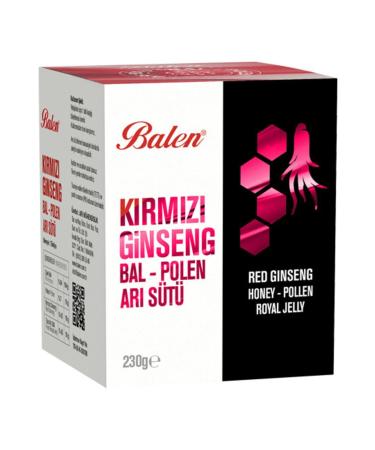 Balen Honey-pollen-ginseng-royal jelly mix 230 gr