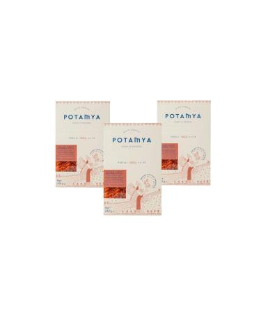 POTAMYA 240g Organic Red Lentil Fusilli x3