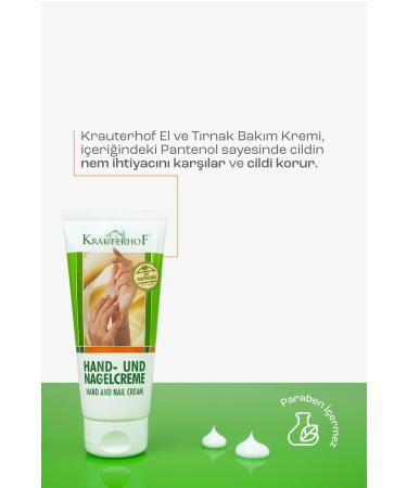 Krauterhof Hand and Nail Cream 100 ml - Buy Online on GoSupps.com