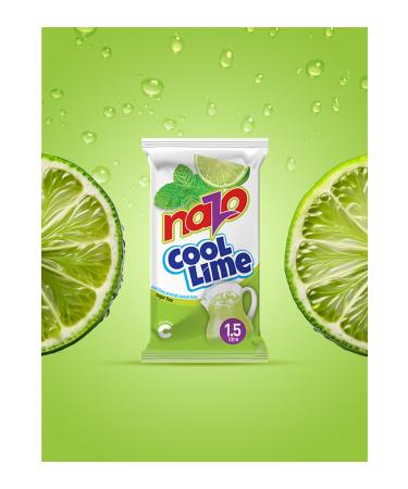 NAZO 9 gr Cool Lime Flavored Powder Drink 24pcs