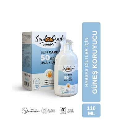 Soul N Sand Sensible Spf 50 Sun Cream for Sensitive Skin 110 ml