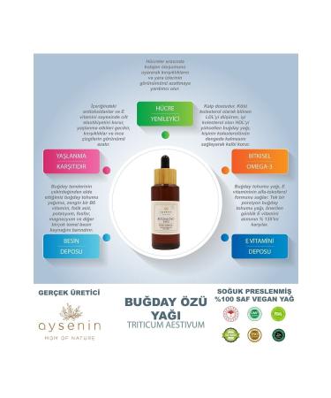 aysenin Wheat Germ Oil 50ml. - Buy Online on GoSupps.com