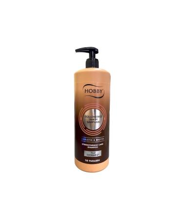 Hobby Hooby Keratin & Biotin Salt-Free Shampoo 1000 ML X 2 Pieces - Buy Online on GoSupps.com