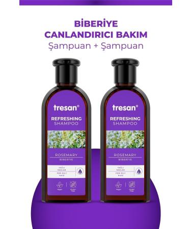 Tresan Rosemary Revitalizing Care Shampoo 300 ml X 2 Pieces