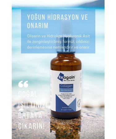Reagain Anti-Wrinkle Plumping Collagen Hyaluronic Acid Algae Skin Care Serum 30 ml - Buy Online on GoSupps.com