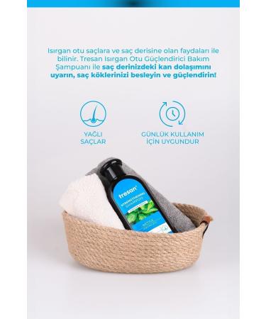 Tresan Anti-Loss Nettle Strengthening Care Shampoo 300 ml For Oily Hair Tresan K.a a - Buy Online on GoSupps.com