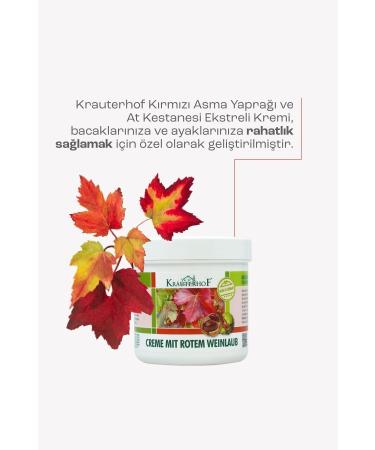 Krauterhof Red Vine Leaf Cream 250 ml - Buy Online on GoSupps.com