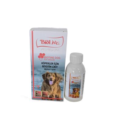 Biolive Biotin Liquid Hair Removal Vitamin for Dogs 100ml