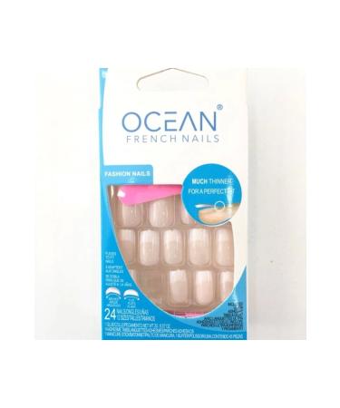 Epilons Pink False Nails (THICK FRENCH) 191