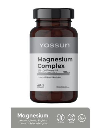 YOSSUN Magnesium Complex Tablet Food Supplement 1000mg - Buy Online on GoSupps.com
