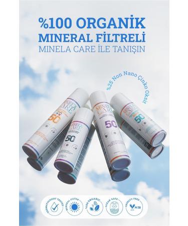Minelacare Hyaluronic Acid Organic Mineral Filter Tinted Skin Tone Equalizer Face Sun Cream Spf 50 70gr - Buy Online on GoSupps.com