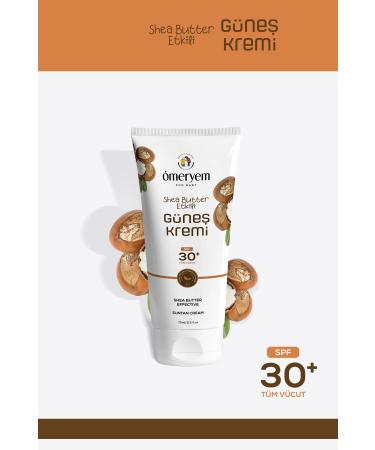 OMERYEM Shea Butter Effective Natural Sun Cream - 75ml