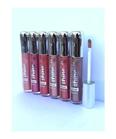 Roesia Rose Cosmetics Rose Extreme Shine 6-Piece Glitter Plumber Lip Gloss - Buy Online on GoSupps.com