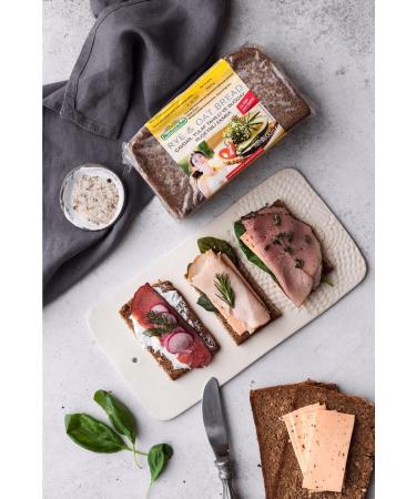 Mestemacher 2-Piece German Bread Set - Whole Grain Bread with Sunflower Seeds Rye and Oatmeal - Buy Online on GoSupps.com