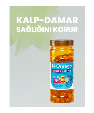 90 Capsules Omega-3 Fish Oil Containing n-omega Dha and Epa 90 Capsules - Buy Online on GoSupps.com