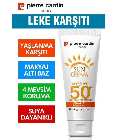 Pierre Cardin SPF 50 Anti-Spot High Protection Face Sun Cream 75 ML For Normal and Dry Skin