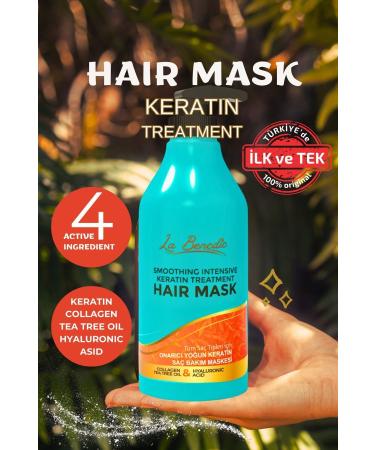 La Benedic Softening Intensive Keratin Collagen Hair Care Mask (FOR ALL HAIR TYPES) 500 ml E - Buy Online on GoSupps.com