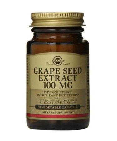 Solgar Grape Seed Extract 100 Mg 30 Capsules