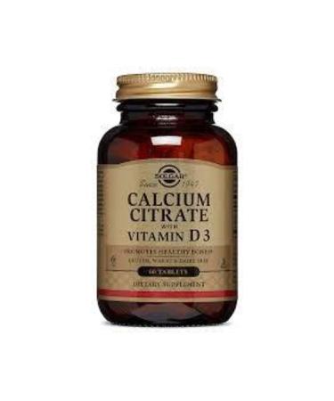 Solgar Calcium Citrate Vitamin D 3 60 Tablets
