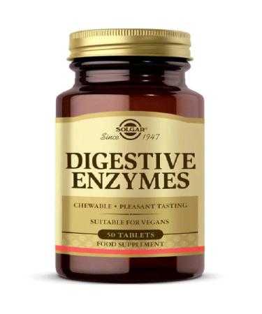 Solgar Digestive Enzymes 50 Tablets - Buy Online on GoSupps.com