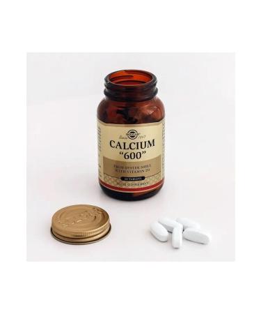 Solgar Calcium Oyster Shell 600 Mg 60 Tablets 2 Pieces - Buy Online on GoSupps.com