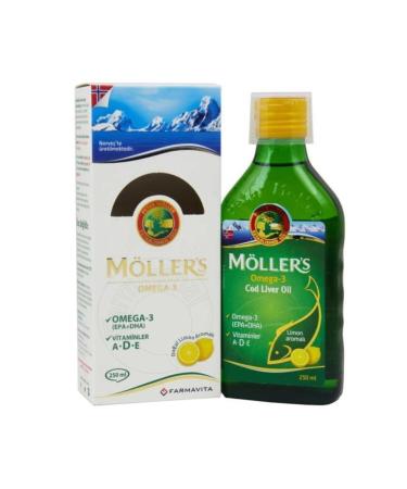 Mollers Omega 3 Natural Apple Flavored Fish Oil Syrup