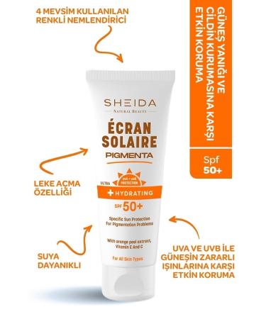 Sheida Pigmenta Tone Equalizer Anti-Spot SPF 50 High Protection Tinted Concealer Sunscreen 75 ml - Buy Online on GoSupps.com