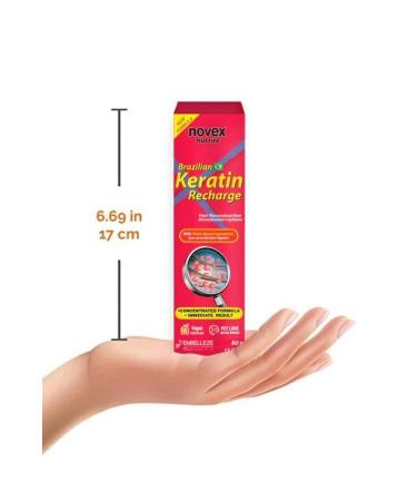 NOVEX Brazilian Keratin - Keratin Reloading Conditioner for Dry and Damaged Hair 80g - Buy Online on GoSupps.com