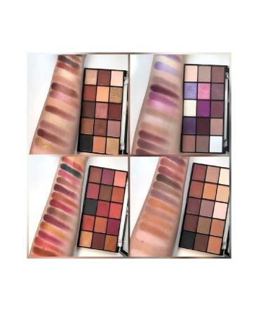 Revolution Makeup Revolution Reloaded Affection Lasting All Day 15 color Eyeshadow Palette (Cruelty free) - Buy Online on GoSupps.com