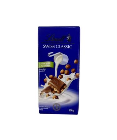 Transmed LINDT SWISS CLASSIC MILK HAZELNUT 100 GR *12 PACK