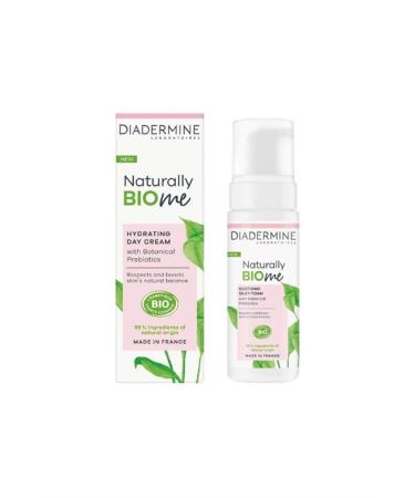 Diadermine Naturally Bio Me Moisturizing Cream 50 ml and Facial Foam