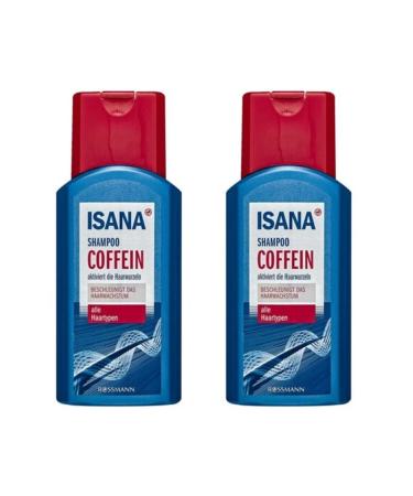 ISANA Caffeinated Shampoo Lengthening Effect 2 Pieces