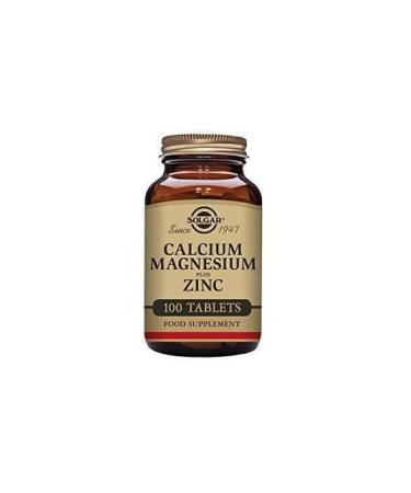 Solgar Calcium Magnesium Plus Zinc 100 Tablets