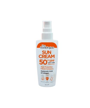 The Santelogue Collagen & Hyaluronic Acid Sun Cream Spf50+ 200 Ml