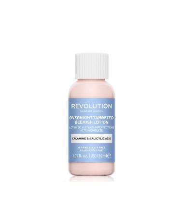 Revolution Skincare Salicylic Acid And Calamine Anti Blemish Overnight Drying Lotion 30 Ml