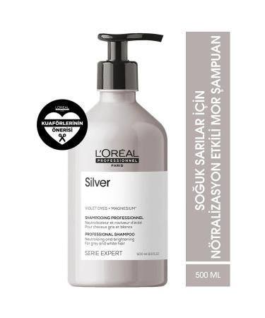 L'Oreal Paris Serie Expert Silver Color Balancer for Very Light Blonde Grey and White Hair M