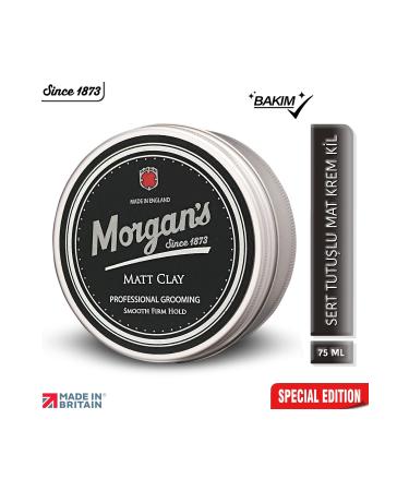 Morgan's Pomade Morgan's Matt Clay Smooth Firm Hold - Strong Hold Styling Clay 75 ml - Buy Online on GoSupps.com