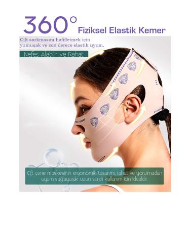 Obenimstore Instant Face Lift & Contour Mask - V-Line Shape Face Lift Belt Face Firming Chin Mask - Buy Online on GoSupps.com