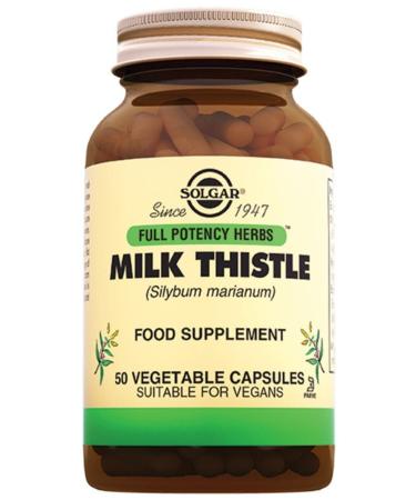 Solgar Milk Thistle 50 Capsules Skt:05-2024