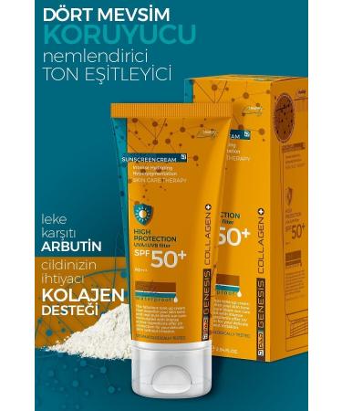 Piar Genesis High Protection Collagen Anti-Blemish Tone Equalizer SPF 50 Tinted Face Sunscreen 75 ml - Buy Online on GoSupps.com