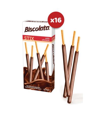 Biscolata Stix Milk 27.5 gr X 16 Pieces