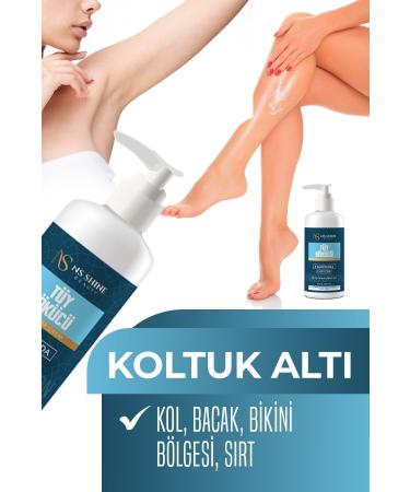 NS SHINE BEAUTY Premium hair removal special formula unscented 250 ml - Buy Online on GoSupps.com