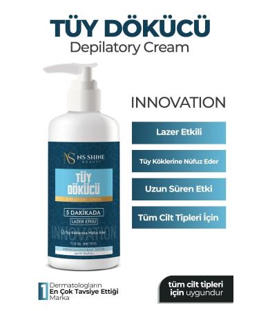 NS SHINE BEAUTY Premium hair removal special formula unscented 250 ml