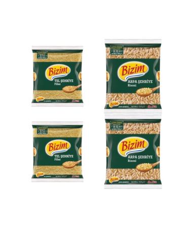 Bizim Mutfak Vermicelli - Orzo Pasta 4 Pieces