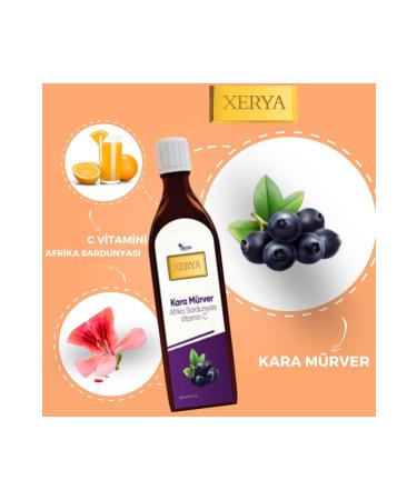 Xerya Sambucus Nigra - Black Elderberry African Geranium Vitamin C Zinc Supplement - Buy Online on GoSupps.com