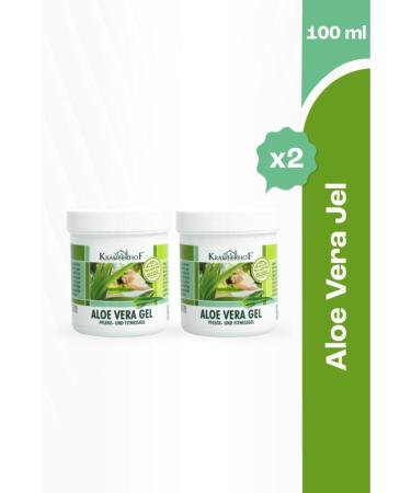 Krauterhof Aloe Vera Moisturizing Body Gel 100 ml x2 Pcs