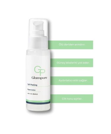 Glampure SOFT PEELING REGENERATION dead skin purifying face peeling sun spot peeling - Buy Online on GoSupps.com